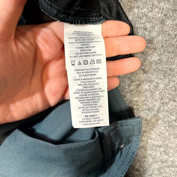 NWT Prana Men's Size 42X36 Brion II Pants Grey Blue Outdoor Hiking Nylon - Picture 9 of 12